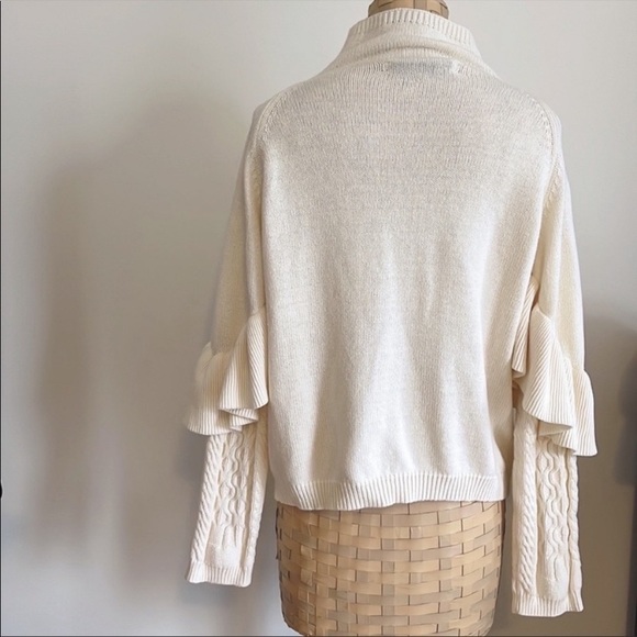 Project Naadam Cableknit Cream Sweater - Picture 5 of 8